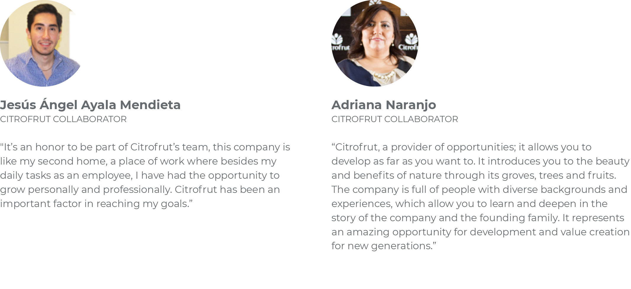 Citrofrut Testimonials 2